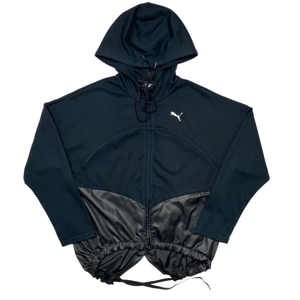 Puma Black Hoodie with Shiny Accents size small - Picture 3 of 11